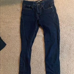 Express dark skinny jeans.  Midrise size 2